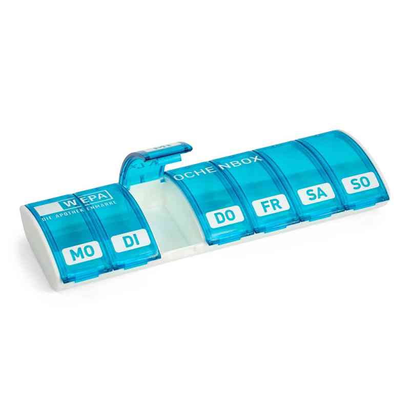 Wepa 1x7 Wochenbox Uv-Schutz+ Türkis 1 stk von WEPA Apothekenbedarf GmbH & Co KG PZN 18877896