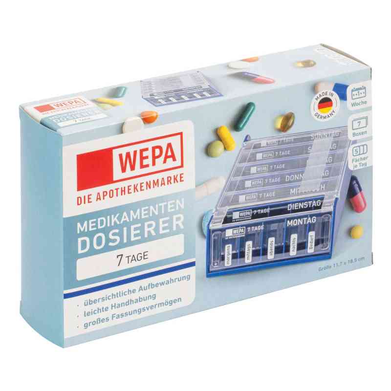 Wepa 7 Tage Wochenmagazin Blau 1 stk von WEPA Apothekenbedarf GmbH & Co KG PZN 18877979