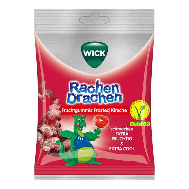Wick Rachendrachen Halsgummis Kirsche 75 g von Dallmann's Pharma Candy GmbH PZN 12646061