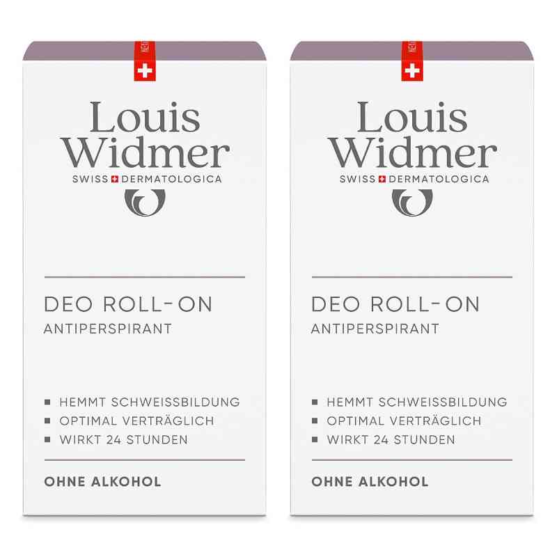 Widmer Deo Roll-on Antiperspirant 2x50 ml von LOUIS WIDMER GmbH PZN 08104874