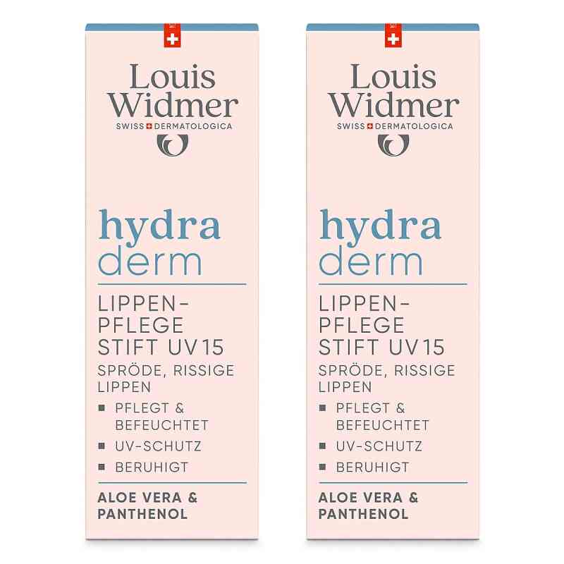 Widmer Lippenpflegestift Uv 15 Parfümiert 2x4.5 ml von LOUIS WIDMER GmbH PZN 08104875