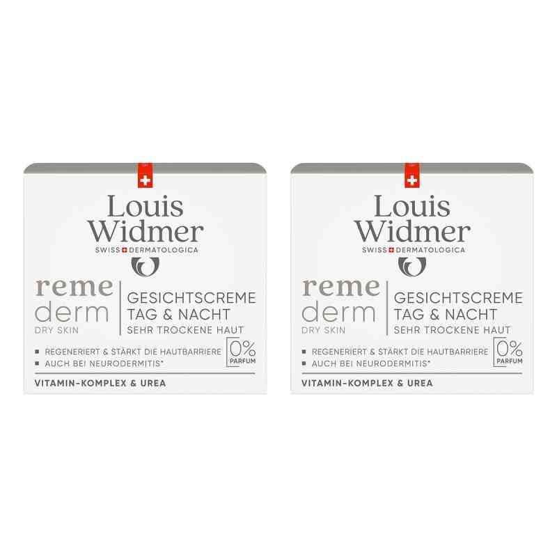 Widmer Remederm Gesichtscreme Unparfümiert 2x50 ml von LOUIS WIDMER GmbH PZN 08104889
