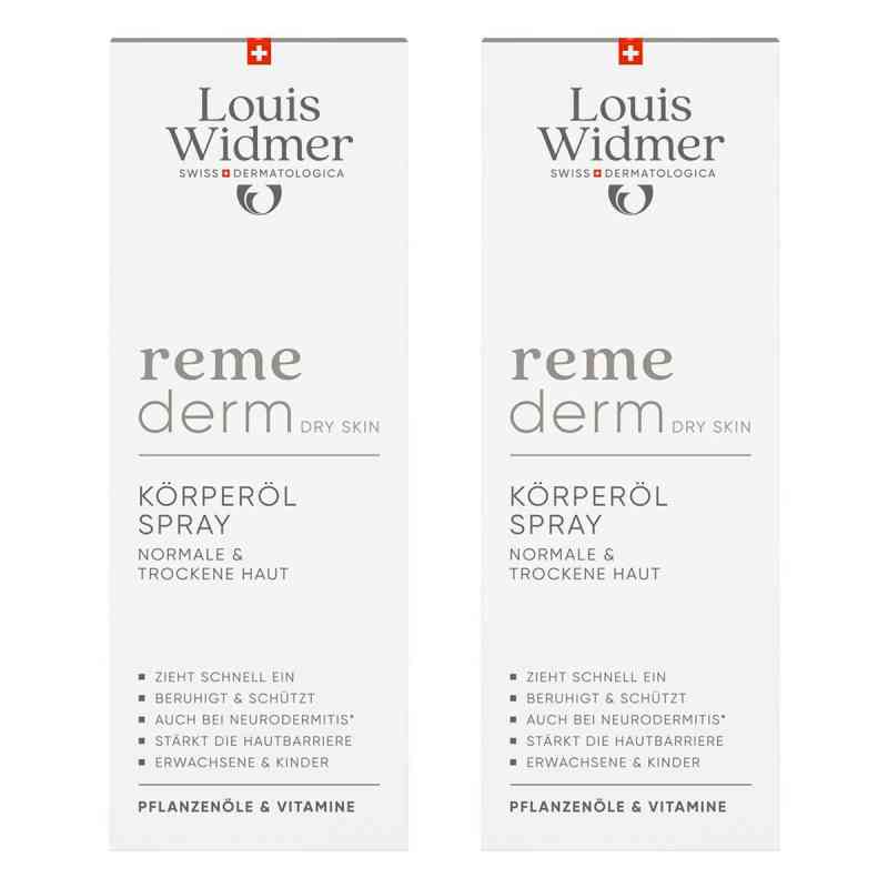 Widmer Remederm Körperöl Spray Leicht Parfüm. 2x150 ml von LOUIS WIDMER GmbH PZN 08104888