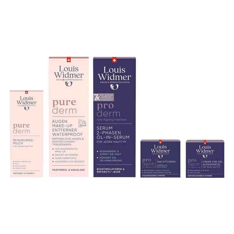 Widmer Set: Sanfte Reinigung, Augenpflege & Regeneration 1 Set von LOUIS WIDMER GmbH PZN 08105355