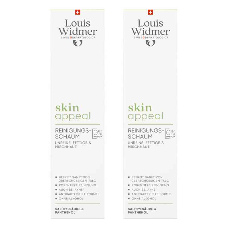 Widmer Skin Appeal Lipo Sol Schaum Unparfümiert 2x150 ml von LOUIS WIDMER GmbH PZN 08104882