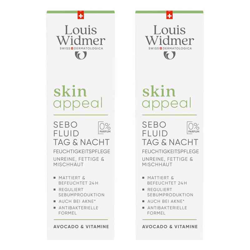 Widmer Skin Appeal Sebo Fluid Unparfümiert 2x30 ml von LOUIS WIDMER GmbH PZN 08104881