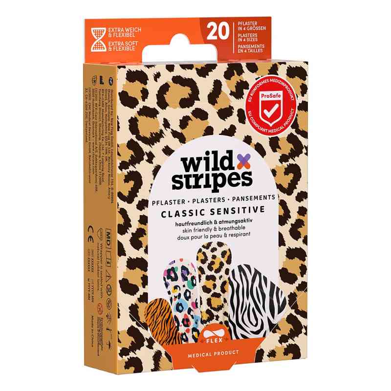Wild Stripes Classic Sensitive Animal Int Pflaster 20 stk von New Flag GmbH PZN 19175736