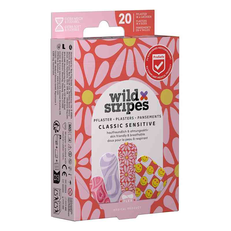 Wild Stripes Classic Sensitive Pastel Fun Pflaster 20 stk von New Flag GmbH PZN 19696168