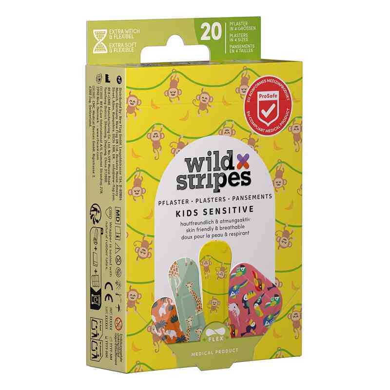 Wild Stripes Kids Sensitive Jungle Vibe Pflaster 20 stk von New Flag GmbH PZN 19696145
