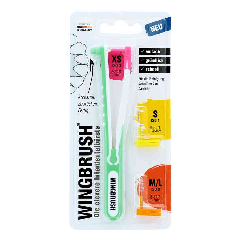 Wingbrush Starter-set Interdentalbürste 3 Bürsten 1 stk von IMP GmbH International Medical Products PZN 13704961