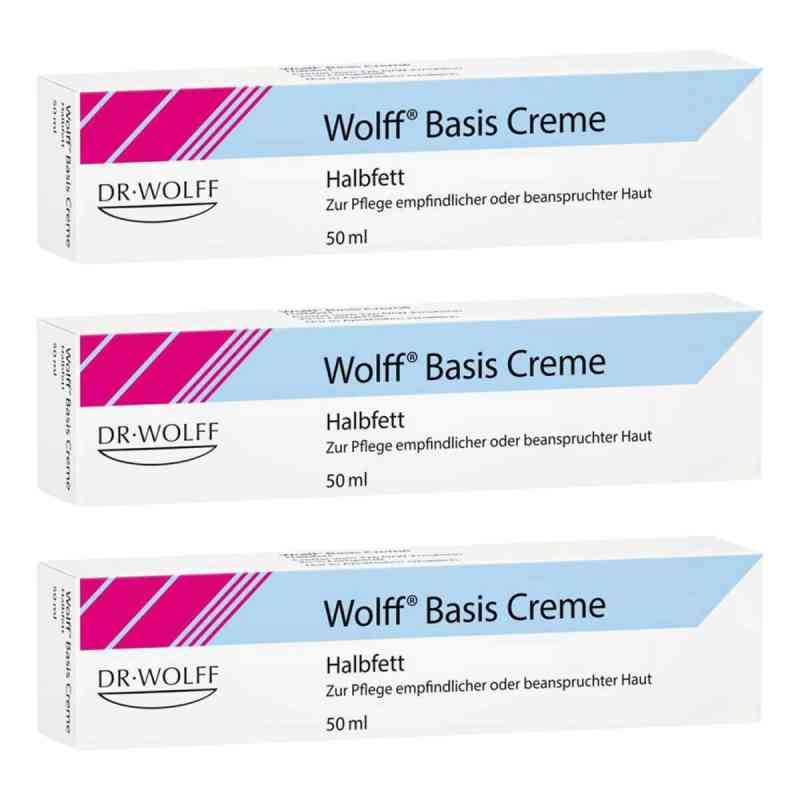 Wolff Basiscreme Halbfett 3x50 ml von Dr. August Wolff GmbH & Co. KG Arzneimittel PZN 08104702