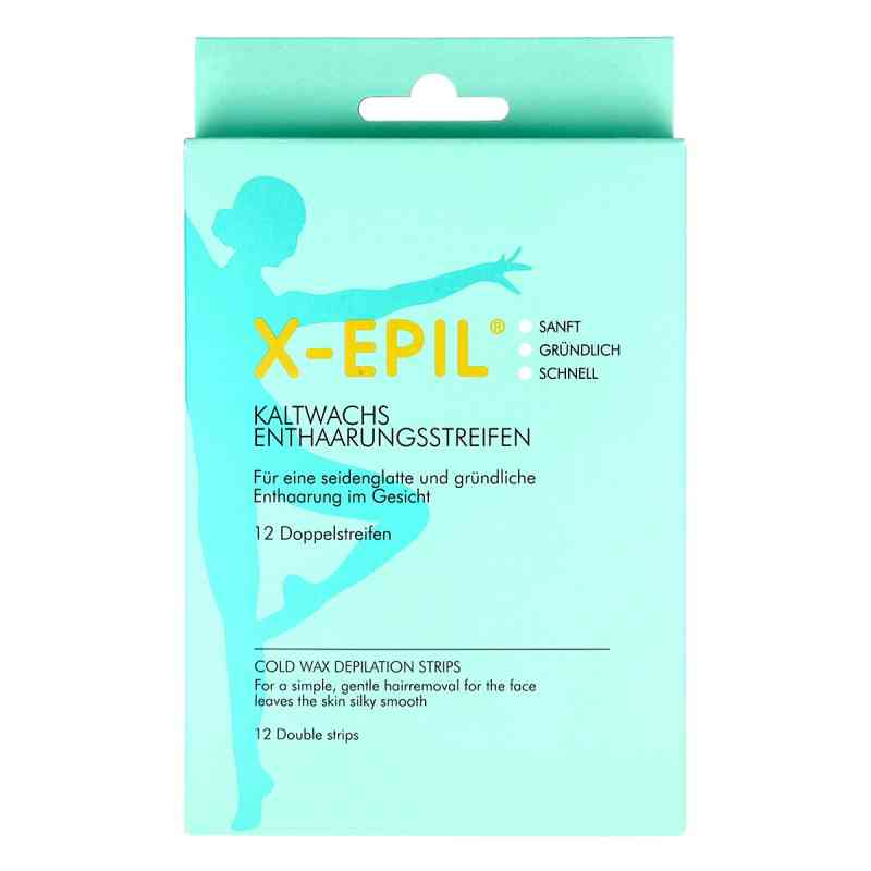 X-epil Kaltwachsstreifen für d.Gesicht 12 stk von B Brilliant Lifestyle GmbH PZN 08521454