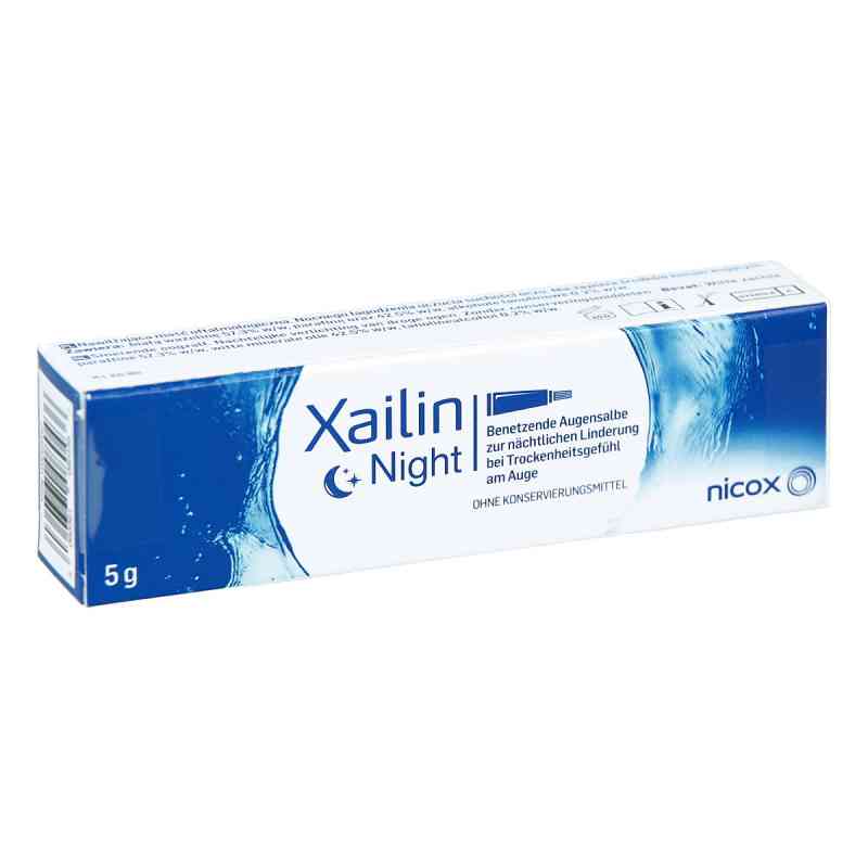 Xailin Night Augensalbe 1X5 g von VISUfarma B.V. PZN 10546042