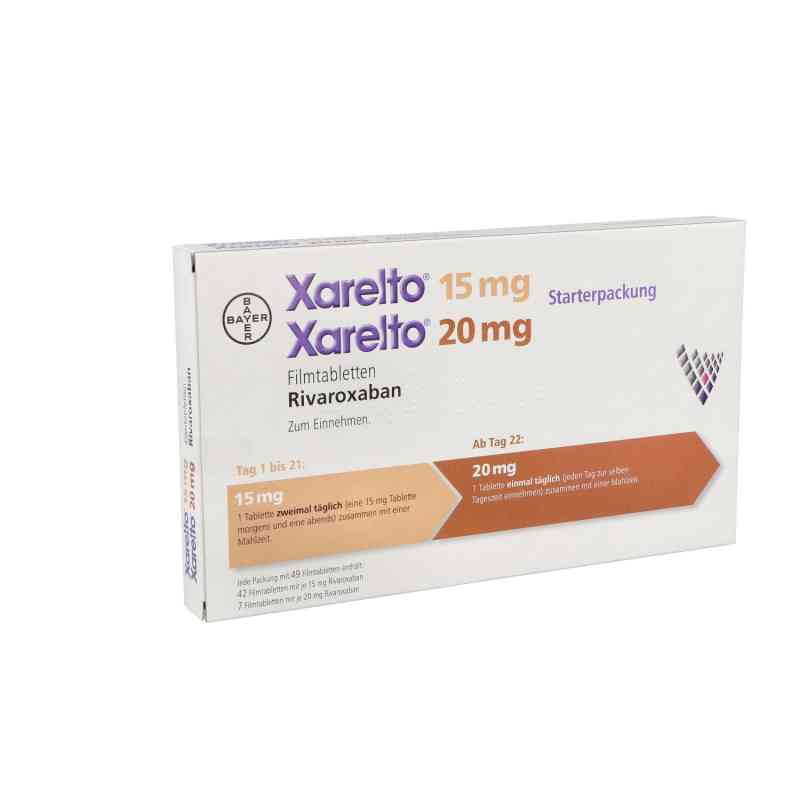 Xarelto 15 mg + 20 mg Filmtabletten Starterpackung 1 Pck