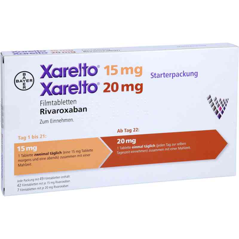 Xarelto 15 mg + 20 mg Filmtabletten Starterpackung 1 Pck