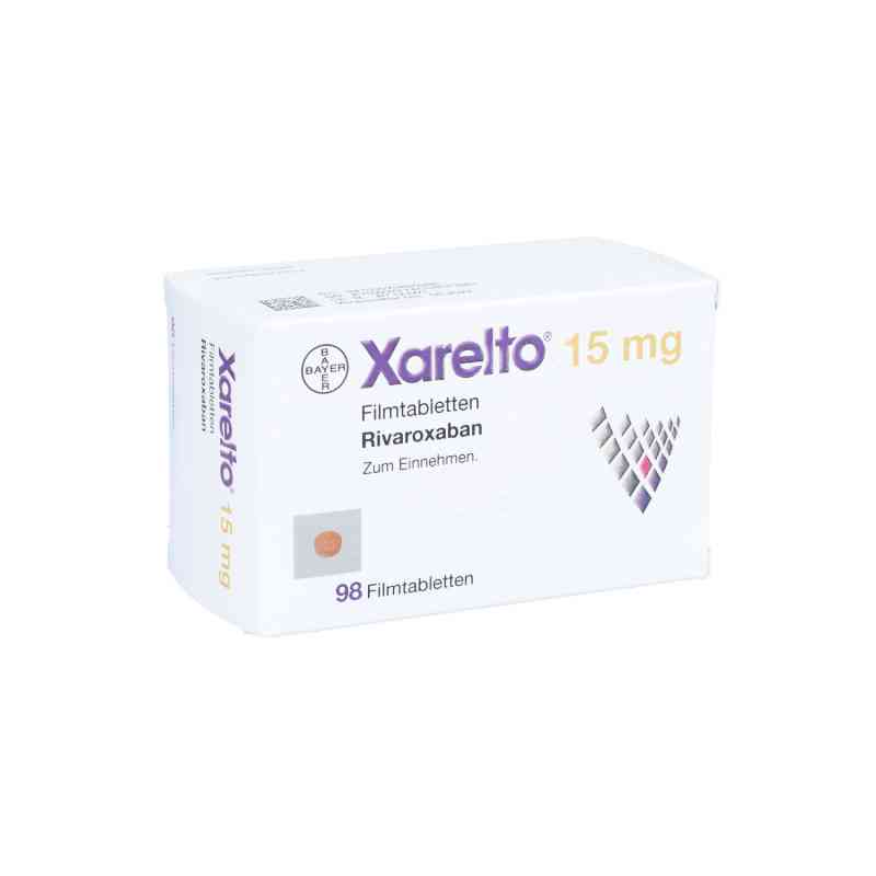 Xarelto 15 mg Filmtabletten 98 stk von Orifarm GmbH PZN 07089598