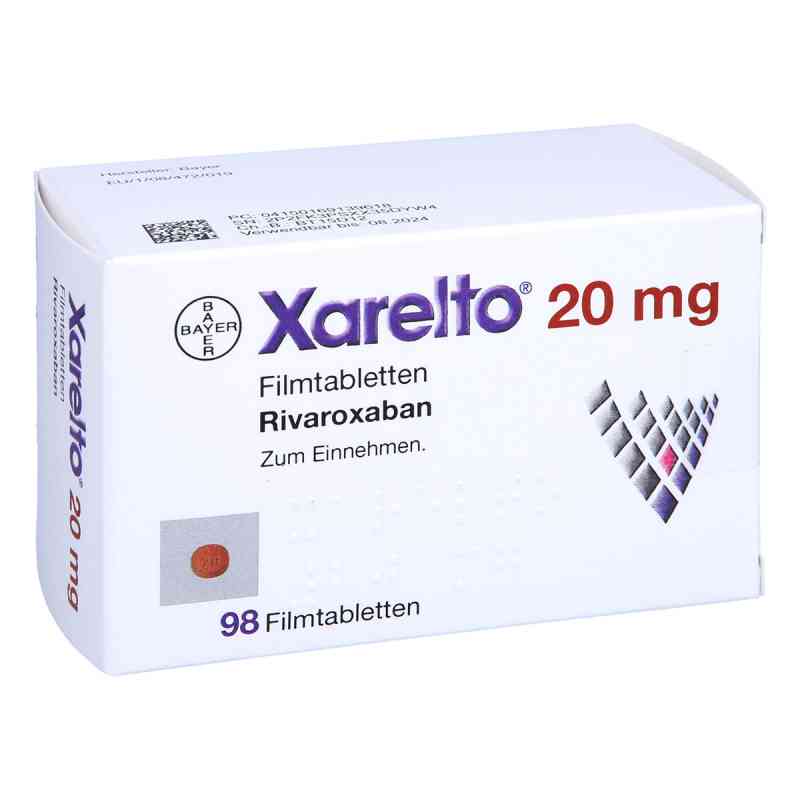 Xarelto® 20 mg 98 stk von Aaragon Pharma s.r.o. PZN 16913961