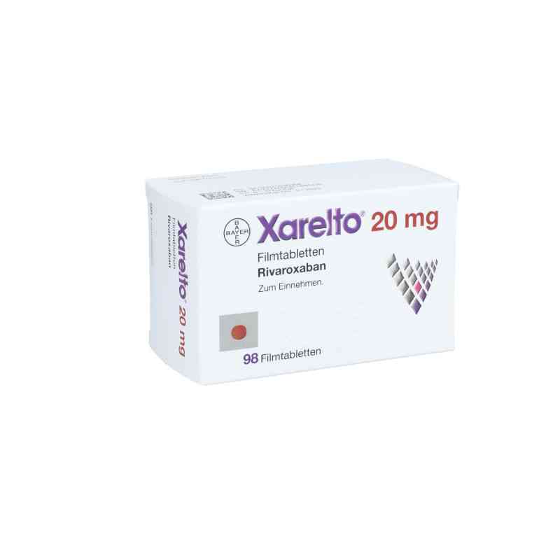 Xarelto 20 mg Filmtabletten 98 stk von Orifarm GmbH PZN 07089606