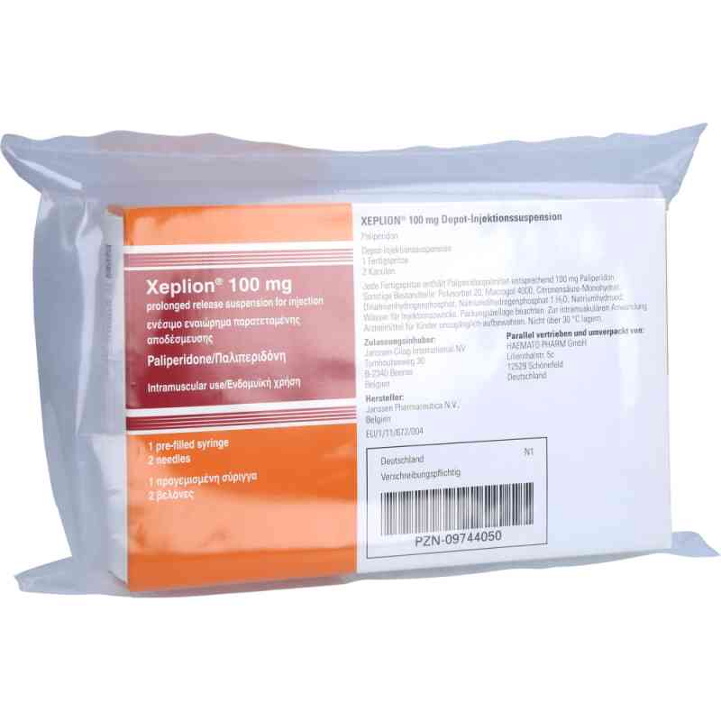 Xeplion 100 mg Depot-injektionssusp.i.e.fertigspr. 1 stk von HAEMATO PHARM GmbH PZN 09744050