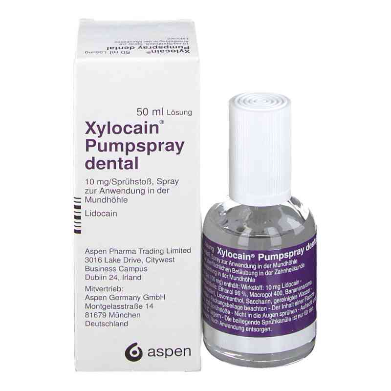 Xylocain Pumpspray Dental 50 ml von Aspen Germany GmbH PZN 03839499