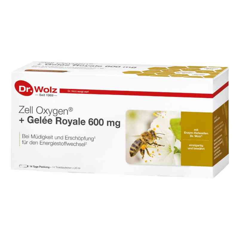 Zell Oxygen+gelee Royale 600 Mg Trinkampullen 14X20 ml von Dr. Wolz Zell GmbH PZN 00447273