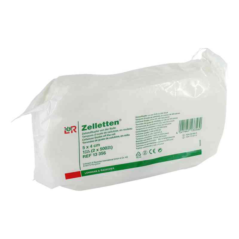 Zelletten Tupfer 4x5 cm unsteril Rolle 2X500 stk von Lohmann & Rauscher GmbH & Co.KG PZN 07706016