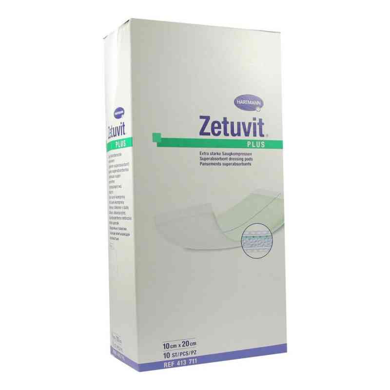 Zetuvit Plus extrastarke Saugkompr.steril 10x20 cm 10 stk von PAUL HARTMANN AG PZN 02536265