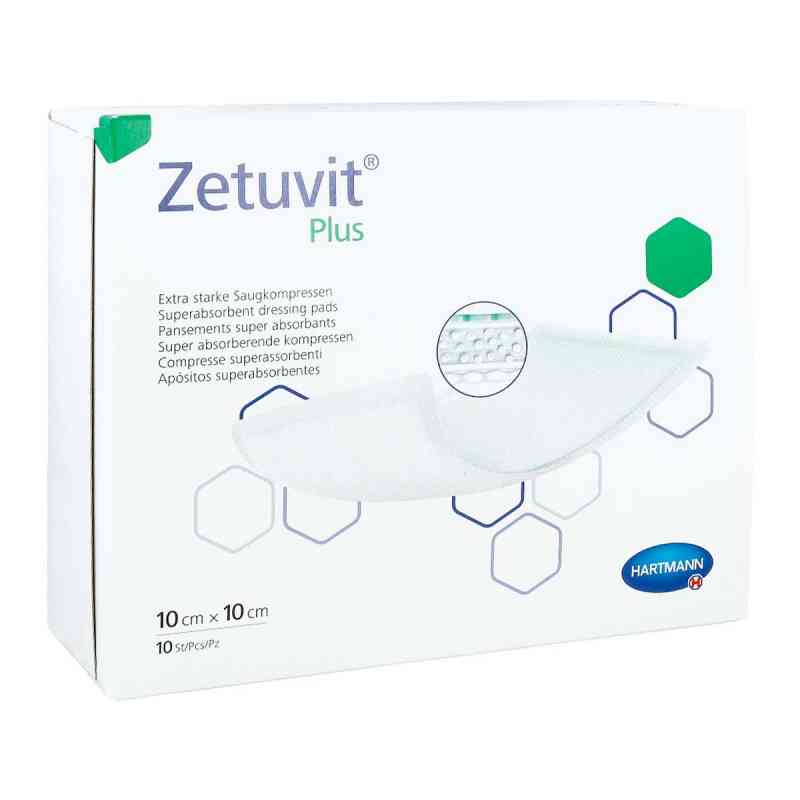 Zetuvit Plus extrastarke Saugkomp.ster.10x10 cm 10 stk von PAUL HARTMANN AG PZN 02536259