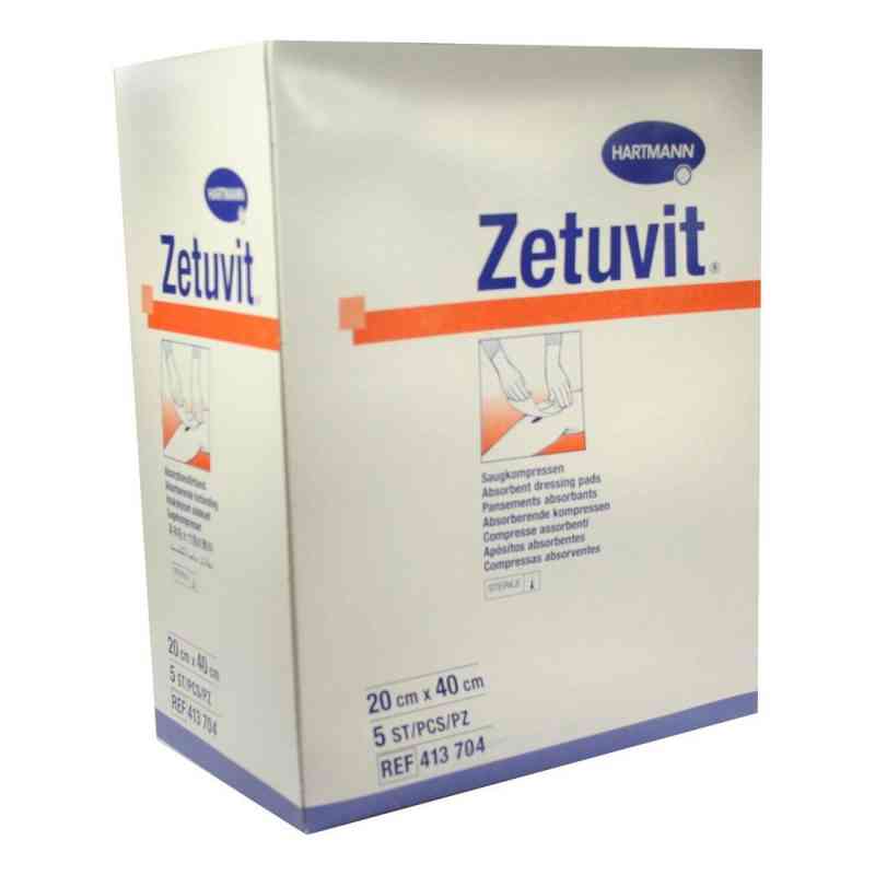 Zetuvit Saugkompressen steril 20x40 cm 5 stk von PAUL HARTMANN AG PZN 03242689