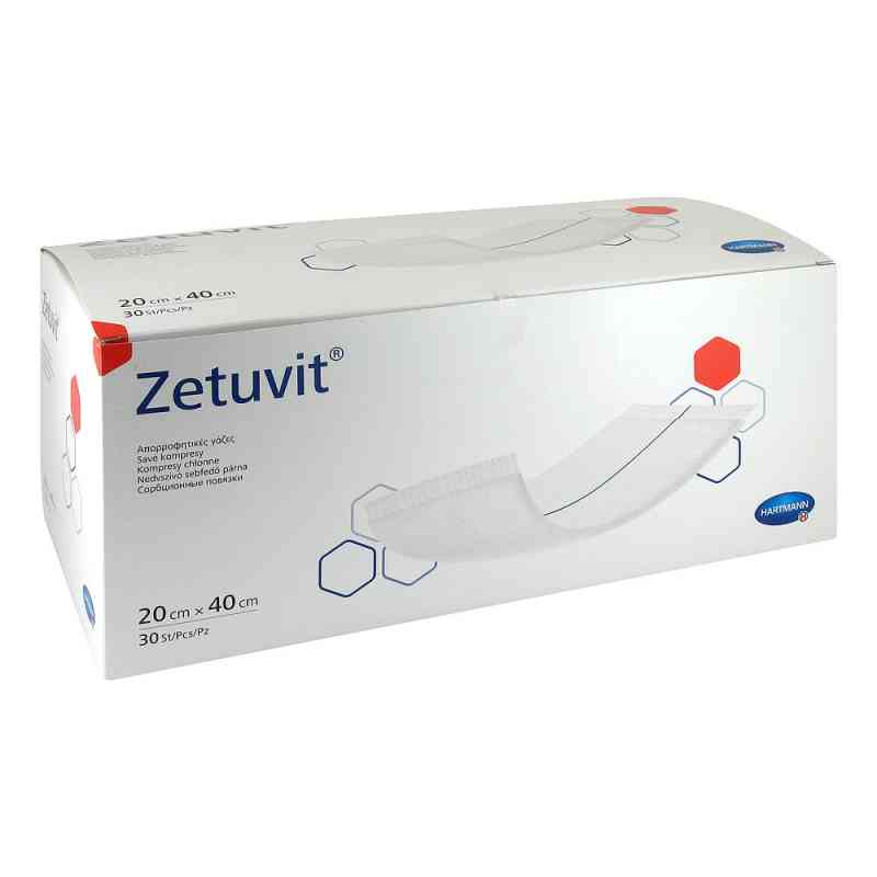 Zetuvit Saugkompressen unsteril 20x40 cm 30 stk von 1001 Artikel Medical GmbH PZN 09178739