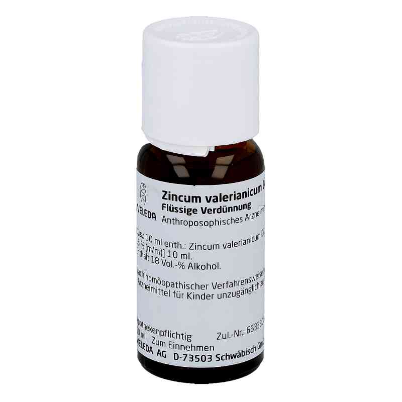 Zincum Valerianicum D4 Dilution 50 ml von WELEDA AG PZN 02436285