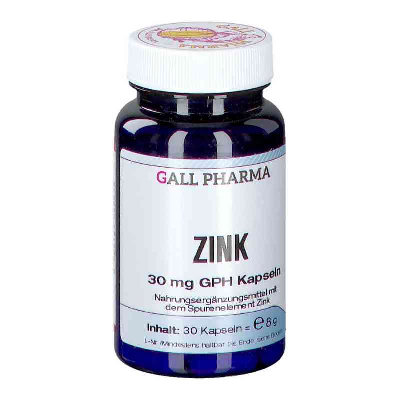Zink 30 mg Gph Kapseln 30 stk von Hecht-Pharma GmbH PZN 12635554