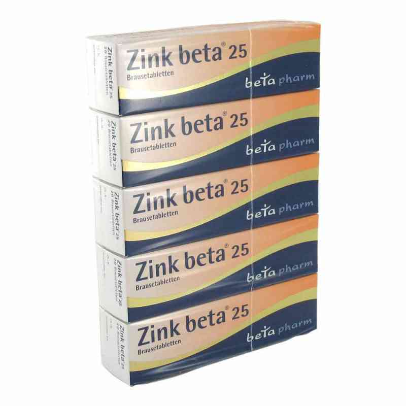 Zink beta 25 100 stk von betapharm Arzneimittel GmbH PZN 08653486