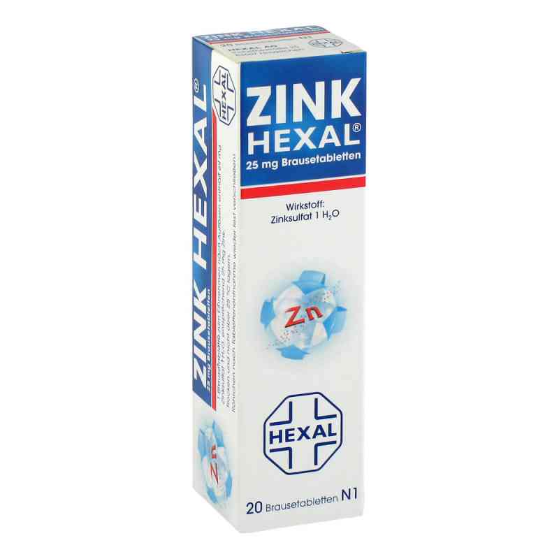ZINK HEXAL® 25 mg Brausetabletten 20 stk von Hexal AG PZN 02415337