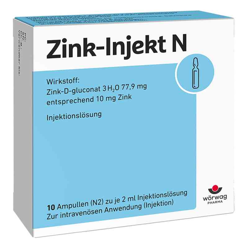 Zink-injekt N Injektionslösung 10X2 ml von Wörwag Pharma GmbH & Co. KG PZN 06890785