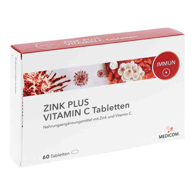 Zink Plus Vitamin C Tabletten 60 stk von Medicom Pharma GmbH PZN 15894109