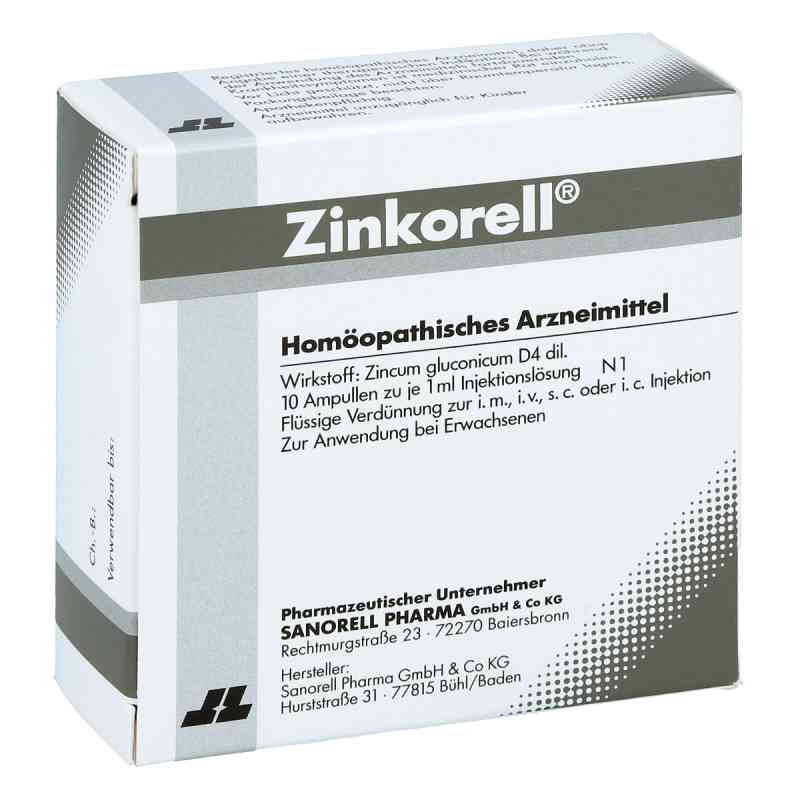 Zinkorell Ampullen 10X1 ml von sanorell pharma GmbH & Co KG PZN 04689932