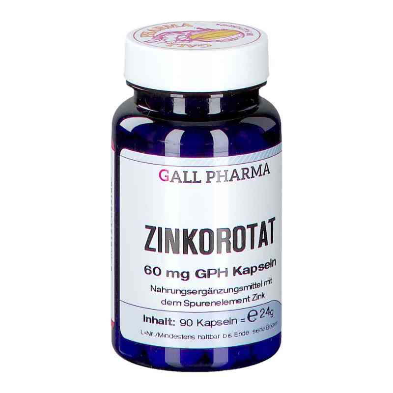 Zinkorotat 60 mg Gph Kapseln 90 stk von Hecht-Pharma GmbH PZN 11075076