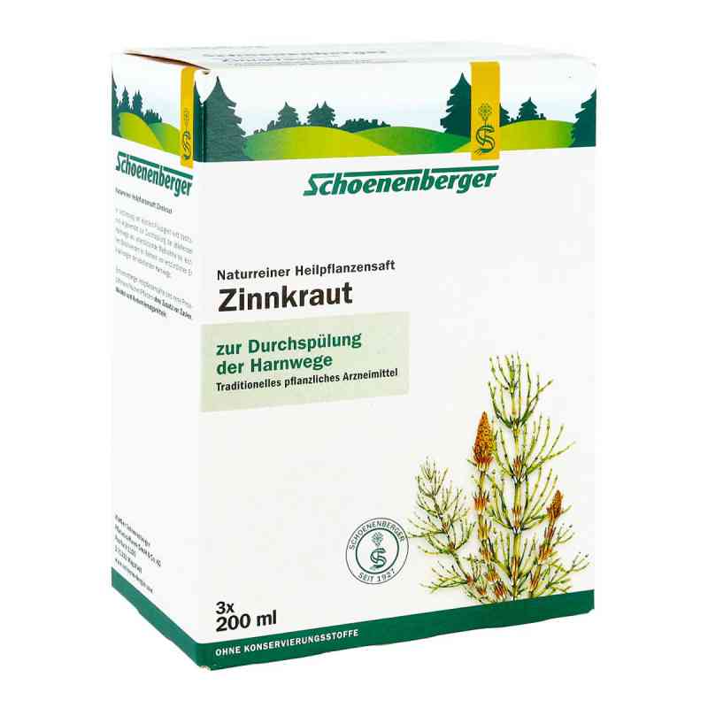 Zinnkraut Saft Schoenenberger Heilpflanzensäfte 3X200 ml von SALUS Pharma GmbH PZN 00700298
