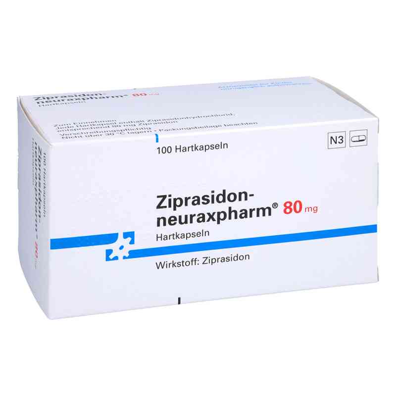 Ziprasidon-neuraxpharm 80 mg Hartkapseln 100 stk von neuraxpharm Arzneimittel GmbH PZN 09927974