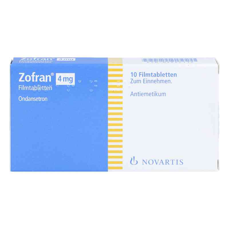 Zofran 4 mg Filmtabletten 10 stk von Hexal AG PZN 04245112