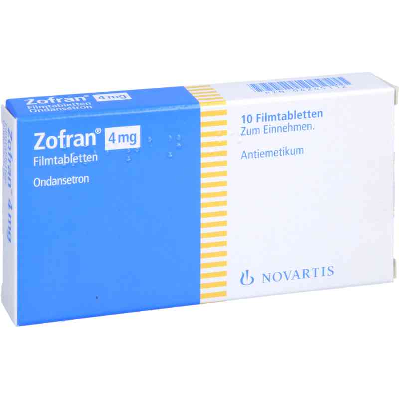 Zofran 4 mg Filmtabletten 10 stk von Hexal AG PZN 04245112
