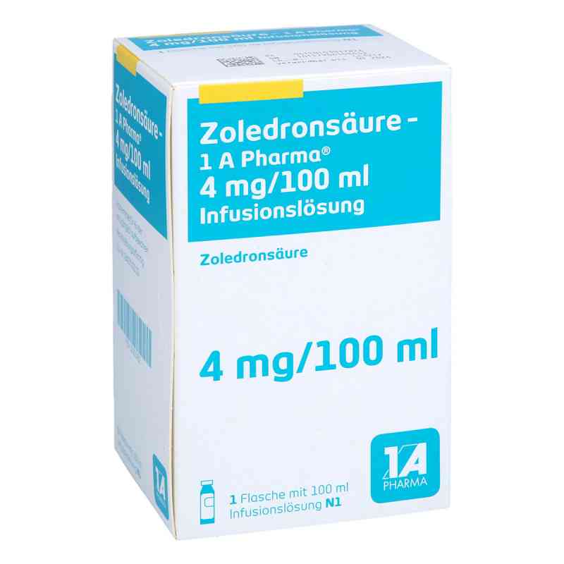 Zoledronsäure-1a Pharma 4 mg/100 ml Infusionslsg. 1 stk von 1 A Pharma GmbH PZN 10303782