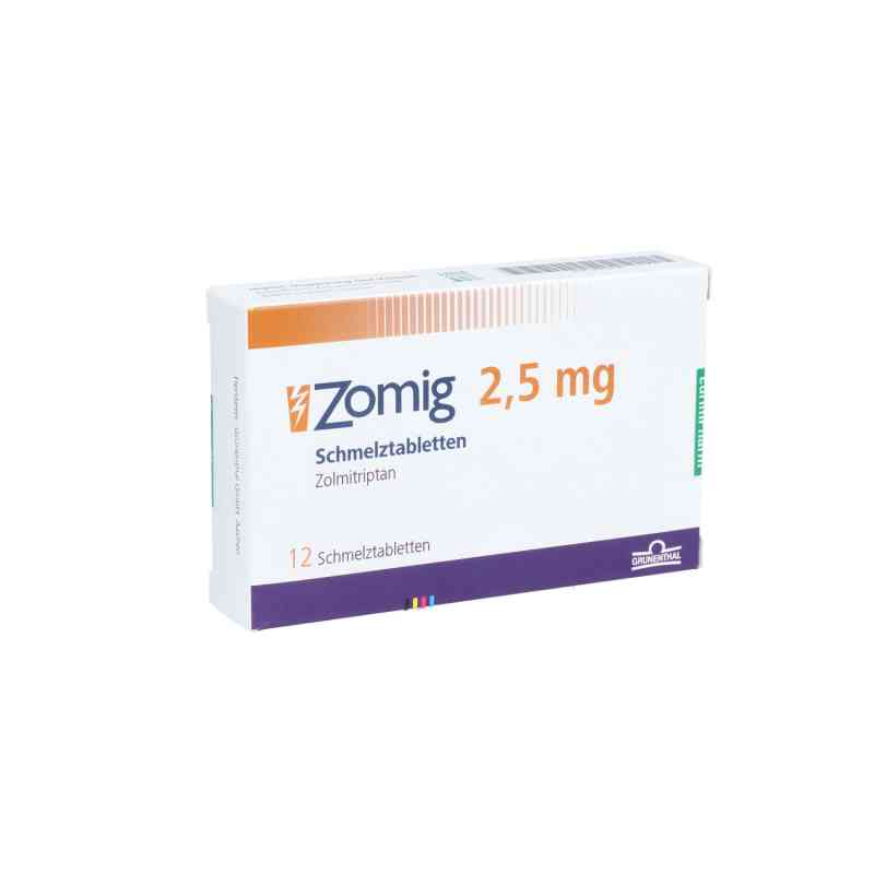 Zomig 2,5 mg Schmelztabletten 12 stk von EurimPharm Arzneimittel GmbH PZN 09279156