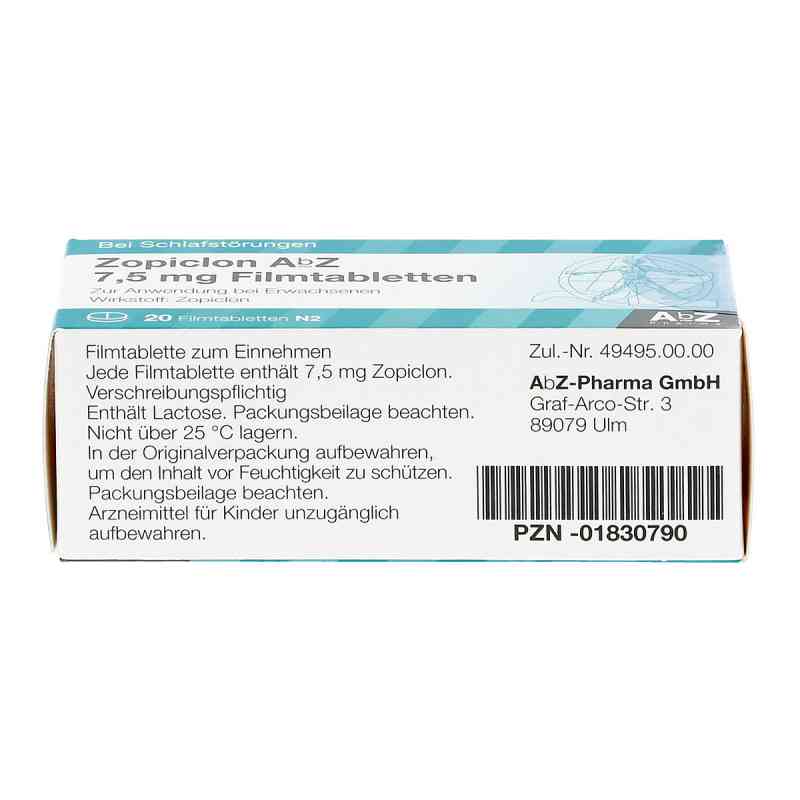 Zopiclon abz 7 5 mg ohne rezept