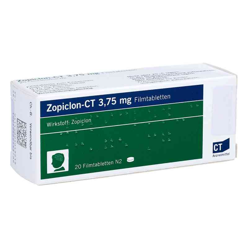 Zopiclon-ct 3,75 mg Filmtabletten 20 stk von AbZ Pharma GmbH PZN 00604821