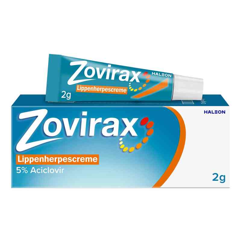 Zovirax Lippenherpescreme 5 % Aciclovir 2 g von Haleon Germany GmbH PZN 02799289