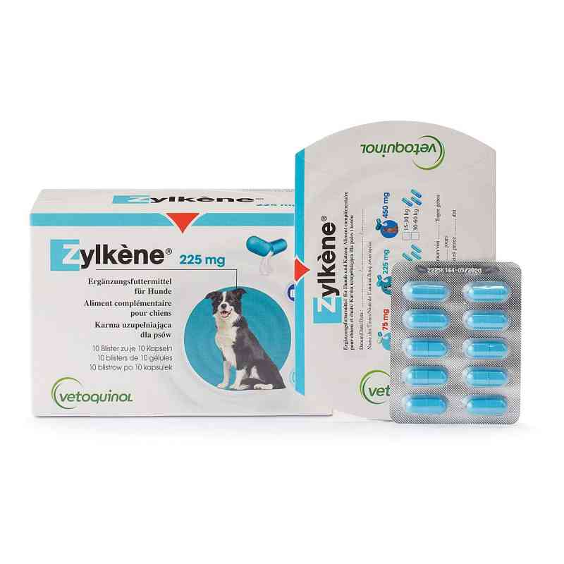 Zylkene 225 mg Erg.futterm.kapseln für Hunde /Katzen 100 stk von O'ZOO GmbH PZN 16361579