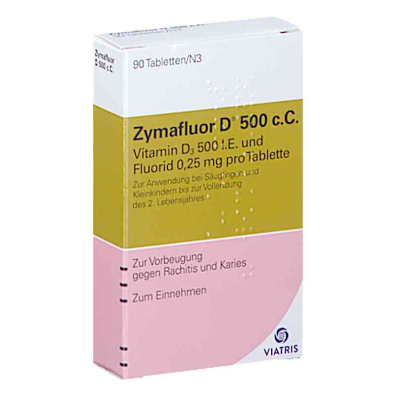 Zymafluor D 500 c.C. Tabletten 90 stk von Cooper Consumer Health Deutschland GmbH PZN 00014901