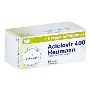Aciclovir 400 Heumann 35 stk von HEUMANN PHARMA GmbH & Co. Generi PZN 06977902